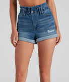In The Bag High Rise Denim Shorts is a trendy pick to create 2023 festival outfits, festival dresses, outfits for concerts or raves, and complete your best party outfits!