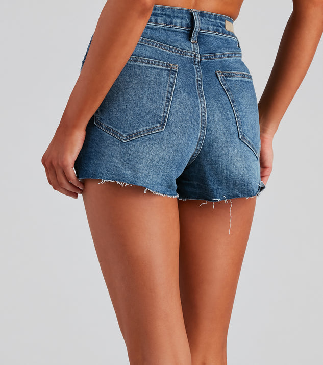 On A Roll Denim Mom Shorts | Windsor