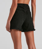 High-Rise Distressed Mom Shorts provides a stylish start to creating your best summer outfits of the season with on-trend details for 2023!