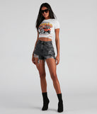 High Waist Acid Wash Shorts provides a stylish start to creating your best summer outfits of the season with on-trend details for 2023!