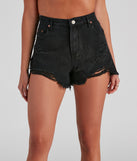 Trendy Distressed Cut-Off Denim Shorts is a trendy pick to create 2023 festival outfits, festival dresses, outfits for concerts or raves, and complete your best party outfits!
