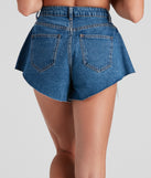 Level Up High-Rise Denim Shorts is a trendy pick to create 2023 festival outfits, festival dresses, outfits for concerts or raves, and complete your best party outfits!
