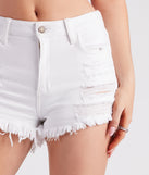 Favorite Pair High-Rise Cutoff Shorts is a fire pick to create 2023 festival outfits, concert dresses, outfits for raves, or to complete your best party outfits or clubwear!