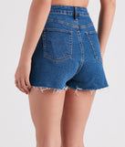 Cali High-Rise Cross Waist Shorts By Windsor Denim is a fire pick to create 2023 festival outfits, concert dresses, outfits for raves, or to complete your best party outfits or clubwear!