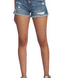 Lexi Mid Rise Cuffed Jean Shorts is a trendy pick to create 2023 festival outfits, festival dresses, outfits for concerts or raves, and complete your best party outfits!