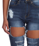 Stylishly Destructed Jean Shorts provides a stylish start to creating your best summer outfits of the season with on-trend details for 2023!