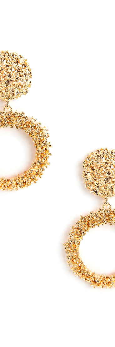 All That Glitters Textured Earrings