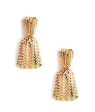 Textured Chevron Statement Earrings for 2022 festival outfits, festival dress, outfits for raves, concert outfits, and/or club outfits