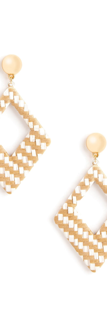 Stunning Woven Diamond Earring