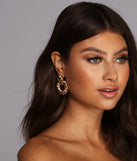 Twist Of Glam Luxe Earrings is the perfect Homecoming look pick with on-trend details to make the 2023 HOCO dance your most memorable event yet!