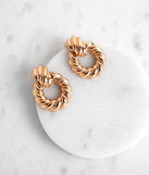 Twist Of Glam Luxe Earrings