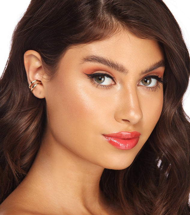 2 Pack Faux Piercing Earrings for 2022 festival outfits, festival dress, outfits for raves, concert outfits, and/or club outfits