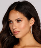 Rhinestone Encrusted Hoops is the perfect Homecoming look pick with on-trend details to make the 2023 HOCO dance your most memorable event yet!