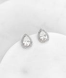 Teardrop Cubic Zirconia Earrings