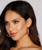 Trendy Tube Hoop Earrings is the perfect Homecoming look pick with on-trend details to make the 2023 HOCO dance your most memorable event yet!