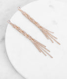 Sparkle And Delight Duster Earrings