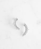 Feathered Dainty Cubic Zirconia Ear Crawler