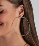 Keep It Lowkey Hoops is a trendy pick to create 2023 festival outfits, festival dresses, outfits for concerts or raves, and complete your best party outfits!