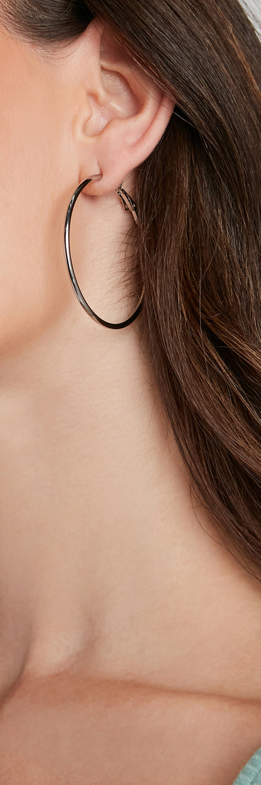 Simply Chic Everyday Hoops