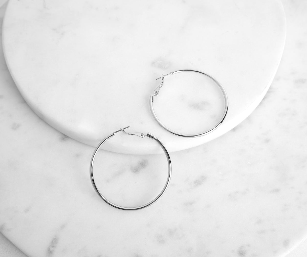 Simply Chic Everyday Hoops