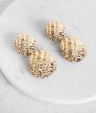 Etched Round Drop Earrings for 2022 festival outfits, festival dress, outfits for raves, concert outfits, and/or club outfits