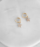 Star Shine Rhinestone Earrings