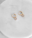 Shine In Rhine Disc Earrings