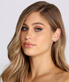 Cubic Zirconia Heart Crawler Earrings for 2022 festival outfits, festival dress, outfits for raves, concert outfits, and/or club outfits