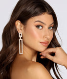 Long Nights Rhinestone Door Knocker Earrings for 2022 festival outfits, festival dress, outfits for raves, concert outfits, and/or club outfits