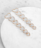 Adorably Chic Heart Duster Earrings