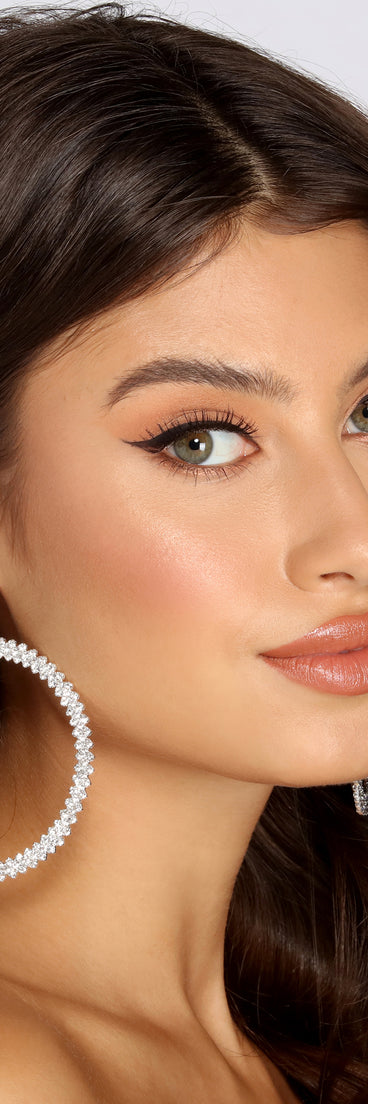 Get In The Spirit Drop Hoop Earrings for 2022 festival outfits, festival dress, outfits for raves, concert outfits, and/or club outfits