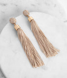 Sparkling New Me Tassel Earrings is a trendy pick to create 2023 festival outfits, festival dresses, outfits for concerts or raves, and complete your best party outfits!