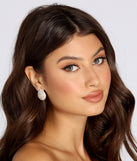Rain Or Shine Rhinestone Stud Earrings