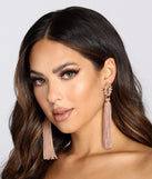 Boho Tassel Floral Rhinestone Earrings is a trendy pick to create 2023 festival outfits, festival dresses, outfits for concerts or raves, and complete your best party outfits!