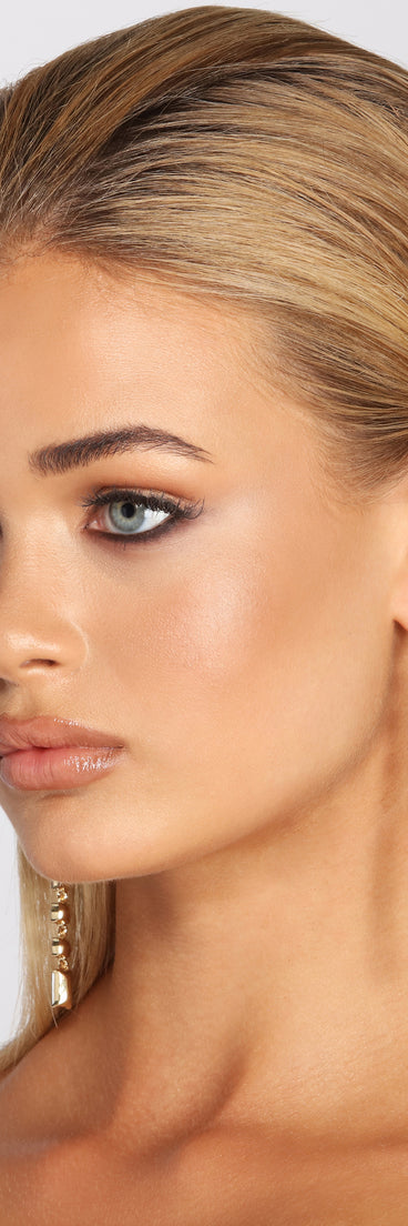 Gleam On Gemstone Duster Earrings