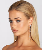 Gleam On Gemstone Duster Earrings