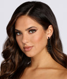 Leaf Gemstone Duster Earrings is the perfect Homecoming look pick with on-trend details to make the 2023 HOCO dance your most memorable event yet!