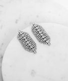 So Posh Rhinestone Duster Earrings for 2022 festival outfits, festival dress, outfits for raves, concert outfits, and/or club outfits