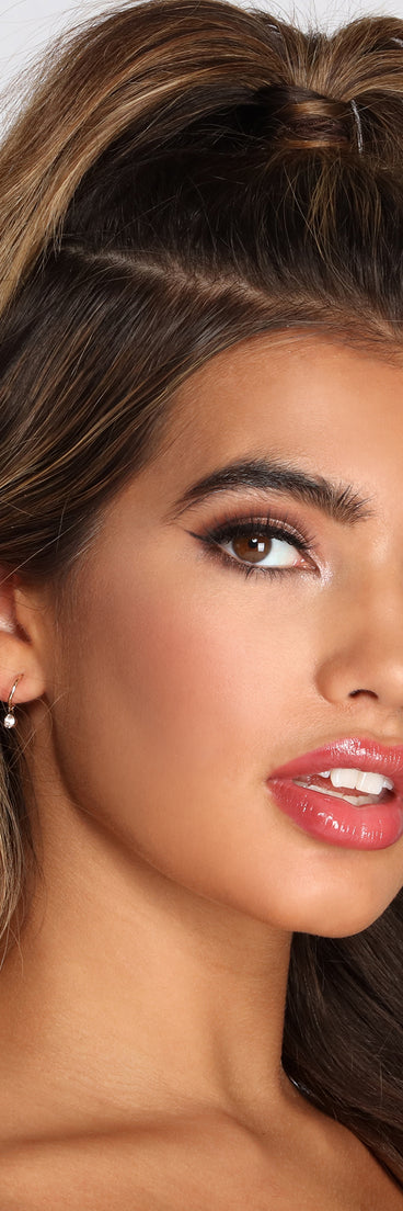 Hit 'Em With Some Sparkle Stud + Huggies Earring 6 Pack