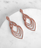 Here For A Good Time Rhinestone Duster Earrings