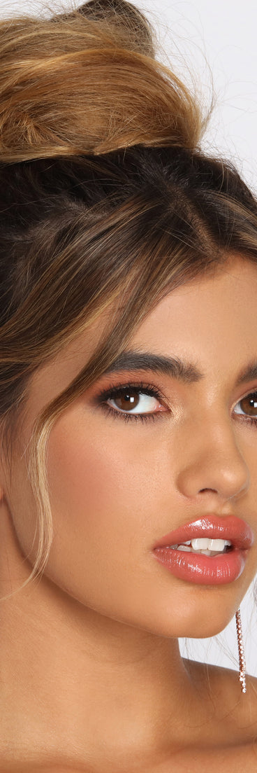 Sassy Bae Square Fringe Rhinestone Earrings for 2022 festival outfits, festival dress, outfits for raves, concert outfits, and/or club outfits