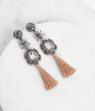True Stunner Tiered Rhinestone Tassel Earrings is a stunning choice for a bridesmaid dress or maid of honor dress, and to feel beautiful at Prom 2023, spring weddings, formals, & military balls!