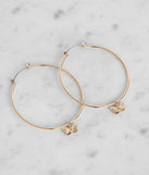 Butterfly Charm Hoop Earrings for 2022 festival outfits, festival dress, outfits for raves, concert outfits, and/or club outfits