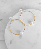 Perhaps A Little Class Pearl Hoop Earrings for 2022 festival outfits, festival dress, outfits for raves, concert outfits, and/or club outfits