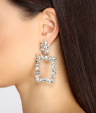 Properly Posh Rhinestone Door Knocker Earrings is a trendy pick to create 2023 festival outfits, festival dresses, outfits for concerts or raves, and complete your best party outfits!