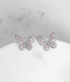 Butterfly Fly Away Cubic Zirconia Studs is a trendy pick to create 2023 festival outfits, festival dresses, outfits for concerts or raves, and complete your best party outfits!