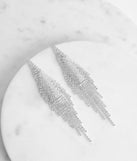 Lasting Lustre Rhinestone Fringe Earrings is a trendy pick to create 2023 festival outfits, festival dresses, outfits for concerts or raves, and complete your best party outfits!