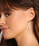 Sleek And Simple Rhinestone Threader Earrings is the perfect Homecoming look pick with on-trend details to make the 2023 HOCO dance your most memorable event yet!