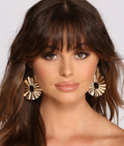 So Fab Pleated O-Ring Statement Earrings for 2022 festival outfits, festival dress, outfits for raves, concert outfits, and/or club outfits