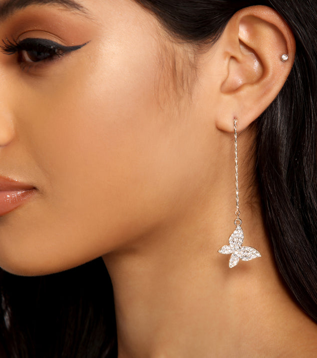 Flutter Some Hearts Butterfly Charm Earrings is a trendy pick to create 2023 festival outfits, festival dresses, outfits for concerts or raves, and complete your best party outfits!